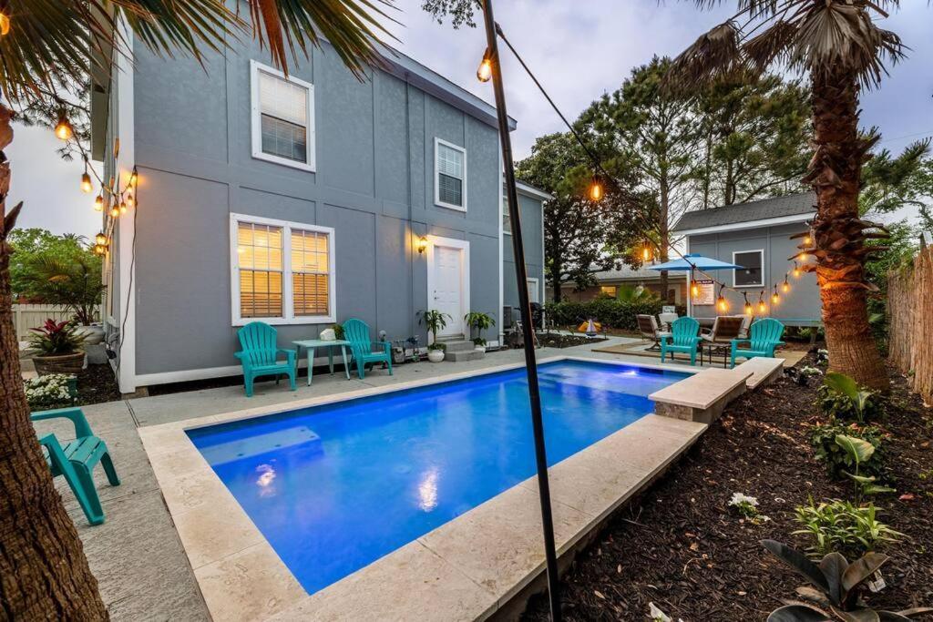 5/3 With A Heated Pool 2 Min From Beach, Updated 加尔维斯敦 外观 照片