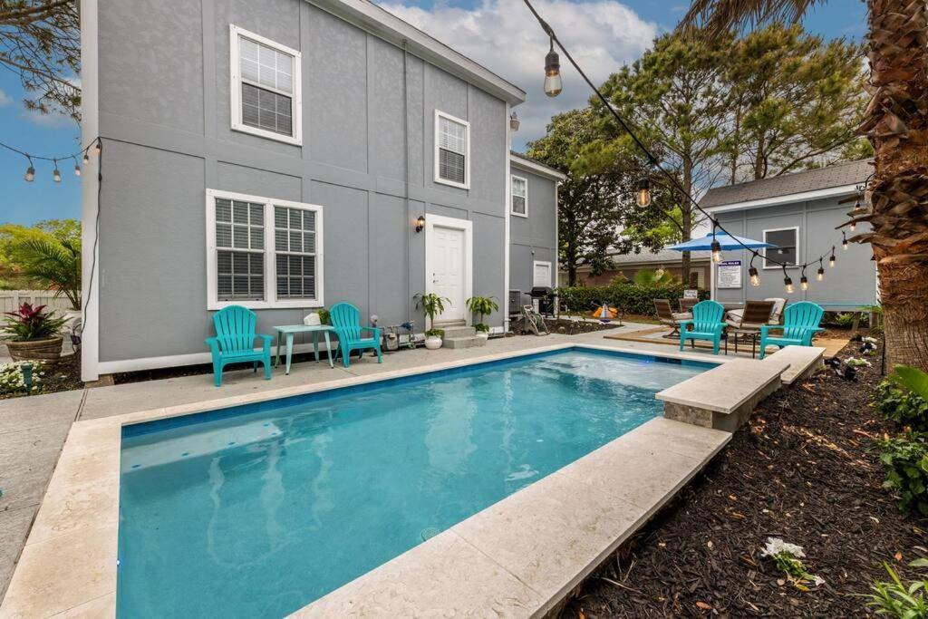 5/3 With A Heated Pool 2 Min From Beach, Updated 加尔维斯敦 外观 照片